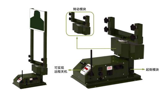 多功能起倒轉(zhuǎn)動靶機(jī)